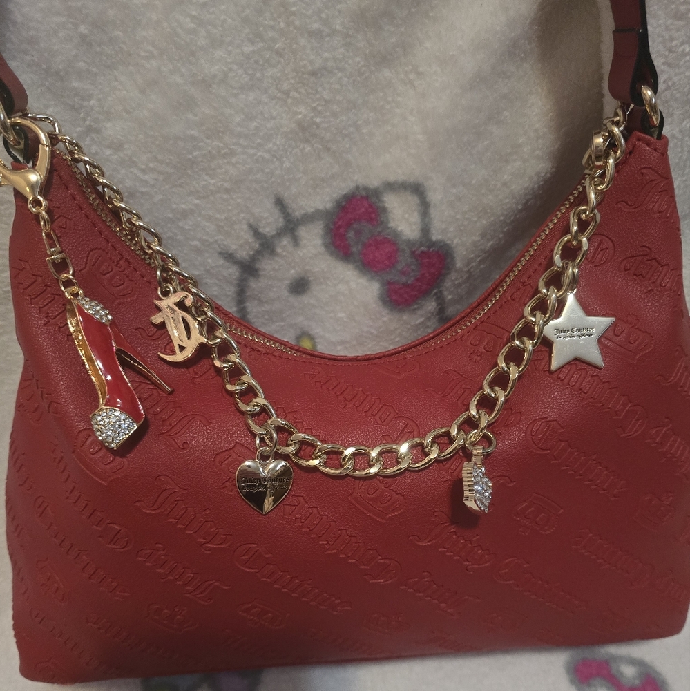 Juicy Couture shoulder bag with charms